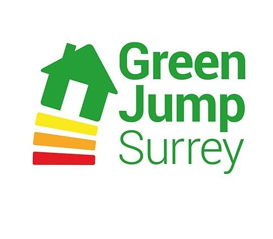A image of the Green Jump Surrey scheme's logo. 