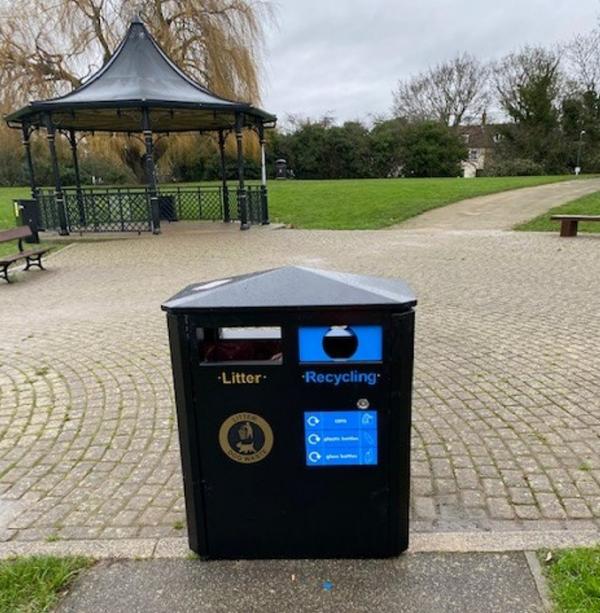 New recycling bin installed at March West End Park