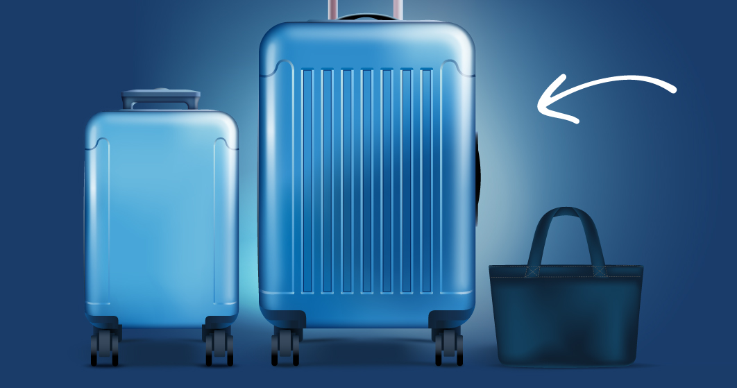 Always included - 23kg plus cabin bag & handbag