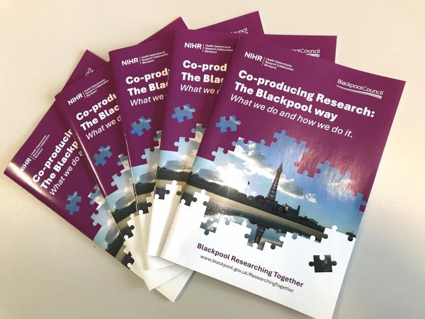 Co-producing research the Blackpool Way leaflets.