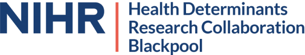 National Institute for Health and Care Research (NIHR), Health Determinants Research Collaboration (HDRC) Blackpool logo.
