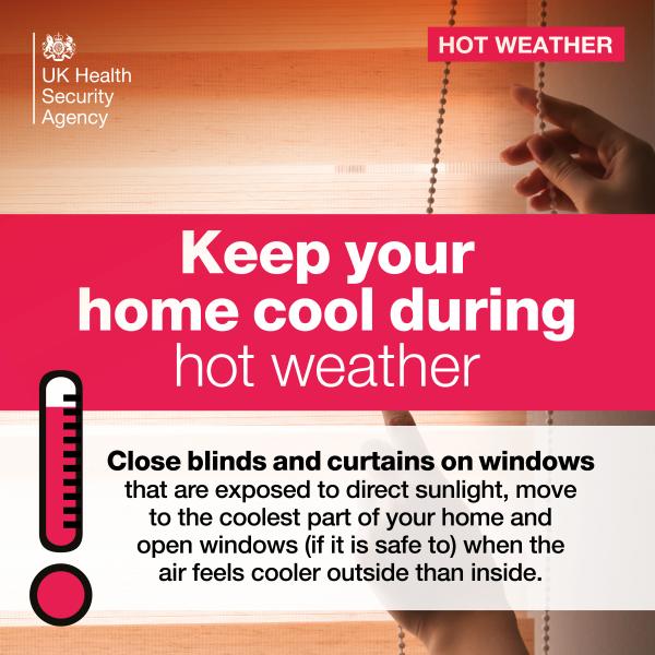 Hot weather graphic