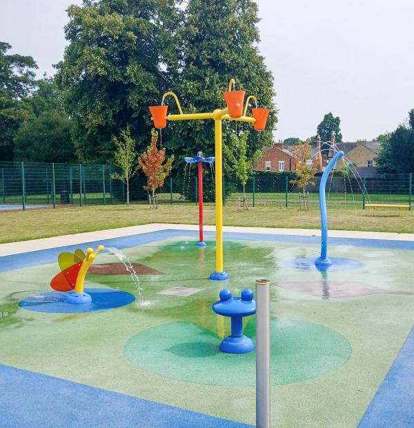 Wisbech Splashpad new water features