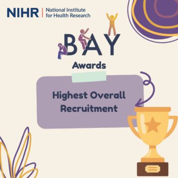 A certificate with a gold trophy and the words 'BAY awards, highest overall recruitment'