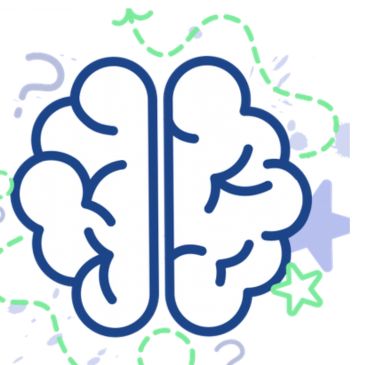 A computer generated image of a brain