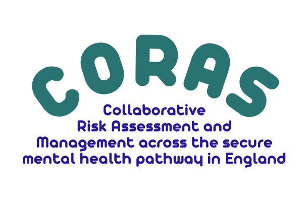 The acronym CORAS in dark teal on a white background