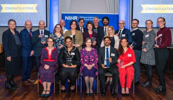 Group of winners at the NIHR Impact awards