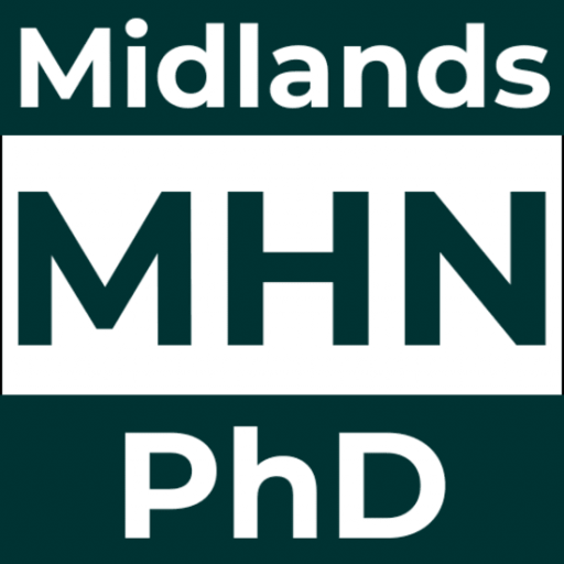 bold text reading 'midlands mhn phd'