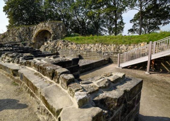 Pontefract Castle ruins