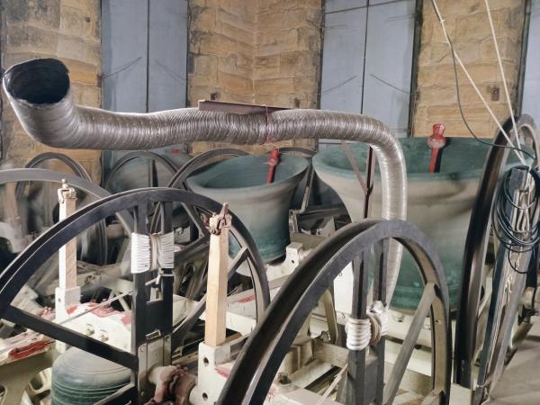 Wakefield Cathedral bell chamber