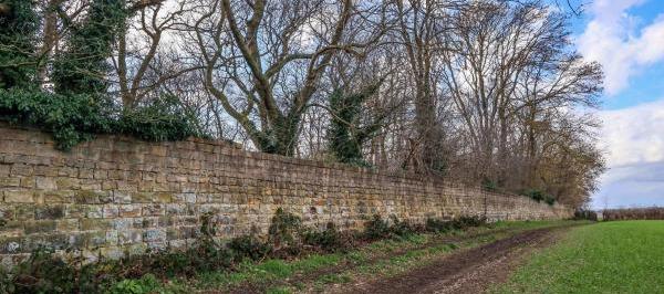 Waterton's Wall in Walton, Wakefield