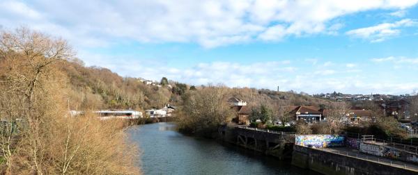 River Avon through St George by Crews Hole