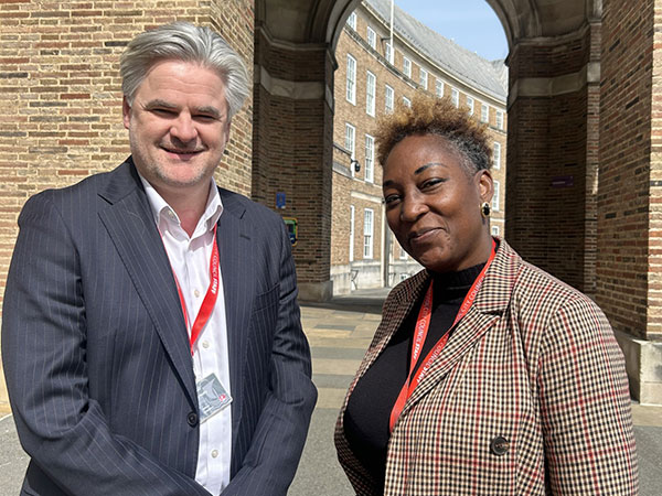 David McNulty, Executive Director of Housing and Fiona Lester, Director of Homes and Landlord Services