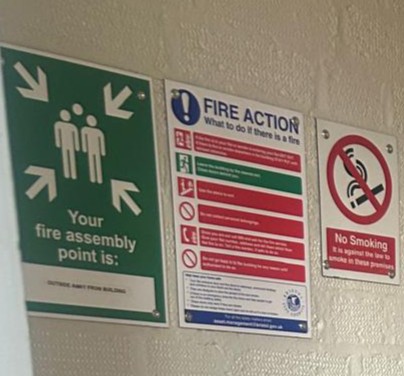A Fire Action Notice